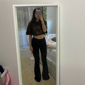 SOLD NWT Subdued Black Wide Leg Pants